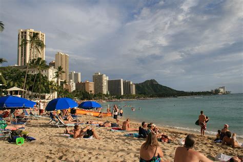 Waikiki Beach The Most Crowded Beach In Hawaii We Had Nic Flickr