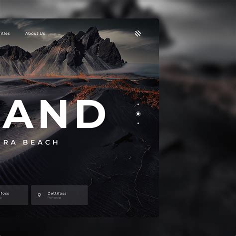 Вдохновение веб-дизайн. Открой для себя красоту on Behance