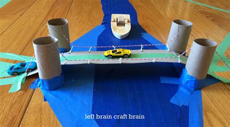 Engineering 201 Diy Recycled Suspension Bridge Brain Craft Diy
