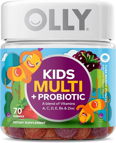 Olly Kids Multivitamin Probiotic Gummy Digestive And