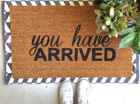 You Have Arrived / Funny Doormat / Welcome Mat / Outdoor Rug / | Etsy