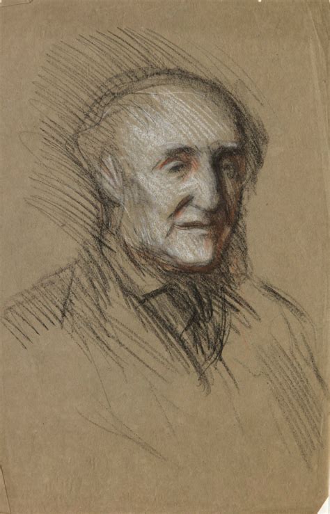 Study Of The Head Of An Old Man Works Of Art Ra Collection Royal