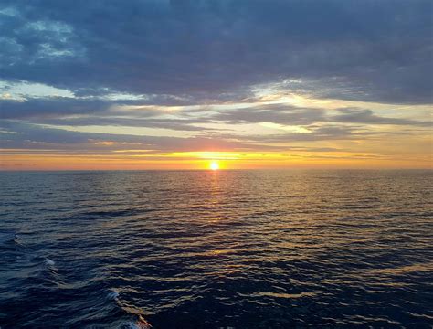 Sunrise Over The Ocean In Nova Scotia Image Free Stock Photo Public