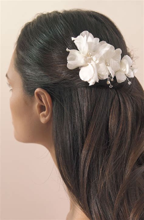 Flower Hair Accessories Rustic Wedding Chic