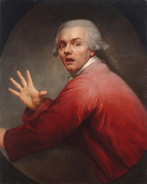 Self Portrait In Surprise And Terror 1791 Joseph Ducreux