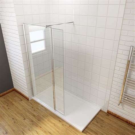 Elegant 900mm Frameless Wet Room Shower Screen Panel 8mm Easy Clean