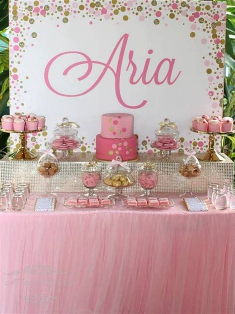 Whether your are decorating the gift table or setting a snack bar, this plastic table cover is perfect for a girl's baby shower. stunning cake table ideas - Google Search | Baby shower ...