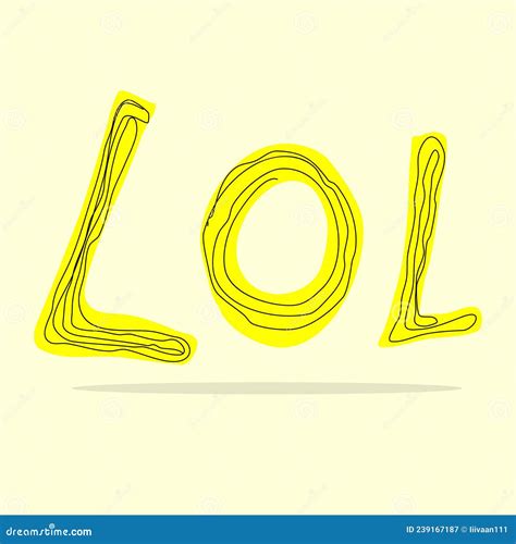 Lol Laughing Out Loud Vector Illustration Stock Vector Illustration Of Expression Chat
