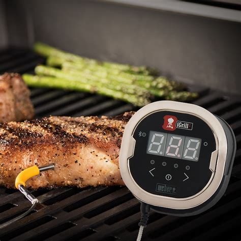 Weber Igrill Round Bluetooth Compatibility Grill Thermometer In The