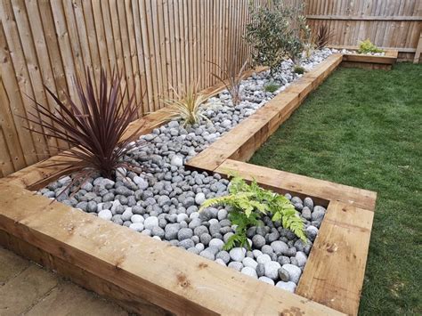 Raised Sleeper Bed Warwickshire Garden Services Back Garden Design