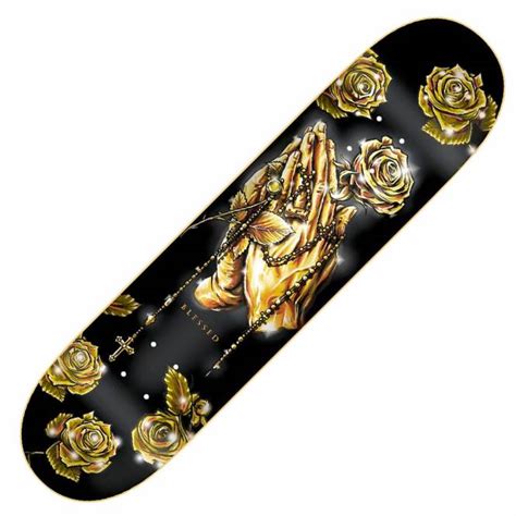 Dgk Blessed Blackgold Skateboard Deck 806 Skateboards From