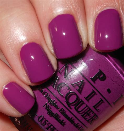 Imperfectly Painted Throwback Thursday Opi Pamplona Purple