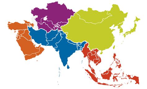 Asya Kıtasındaki Ülkeler Coğrafi Konumu Ve Yeryüzü Şekilleri