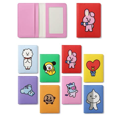 Official Bt21 Folding Card Case Monopoly Bts Tata Cooky Chimmy