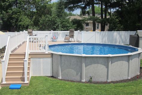 Gallery Above Ground Pool Landscaping Cool Swimming Pools Swimming