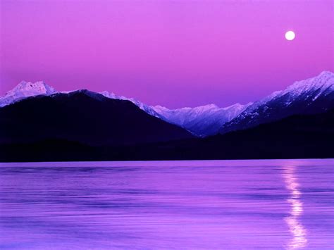 Beautiful Purple Nature Mountains Picture Download Free Pics