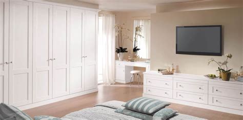 Chalky paint can be sanded or distressed to create a weathered look, so the product is popular among people looking for a more vintage or shabby chic look. Bespoke Fitted Bedroom Furniture Painted White | Strachan