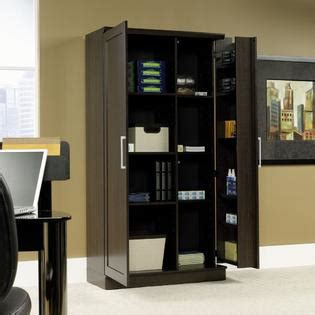 Our stock of cabinetry includes wall cabinets that hang above counters to store dishes, glasses, baking supplies, and more. Sauder Home Plus Storage Cabinet