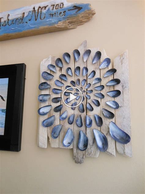 Pin By C Deacon On Shell Sculpture In 2020 Driftwood Wall Art Shell