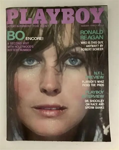 Vintage Erotica Playboy Magazine Aug Bo Derek Victoria Cooke