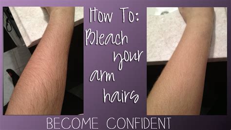 Free shipping on orders over $25 shipped by amazon. How to Bleach Your Arm Hairs - YouTube