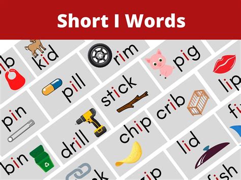 Short I Sounds Word Lists Decodable Stories And Activities