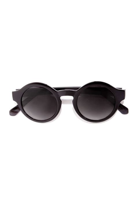 Cool Black Sunglasses Round Sunglasses Plastic Sunglasses 9 00 Lulus