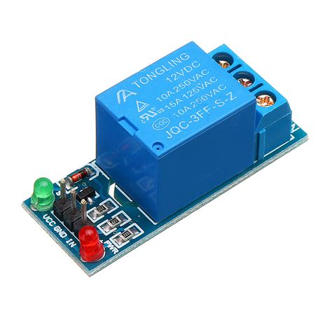 1 Channel 12V Relay Module with Optocoupler Isolation Relay High Level ...