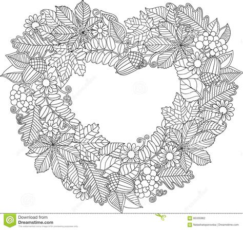 Download 298+ Embroidered Autumn Leaf Garland Coloring Pages PNG PDF File