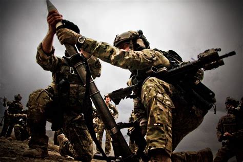 Rangers Of 1st Battalion 75th Ranger Regiment Conduct 60 Mm Mortar