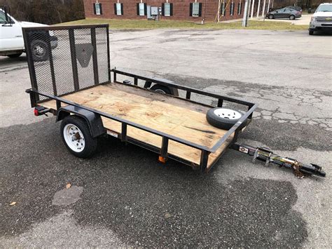 Lot 4x8 Utility Trailer With Gate