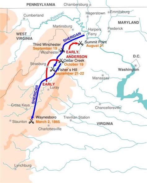 Shenandoah Valley Campaigns Of 1864 1865