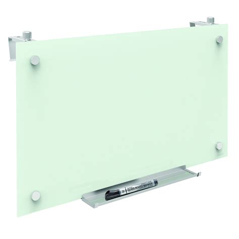 Quartet Infinity Magnetic Glass Dry Erase Cubicle Board 30 X 18 White Surface