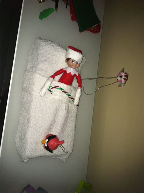 Elf On The Shelf Sick Elf On The Shelf Elf Holiday Decor
