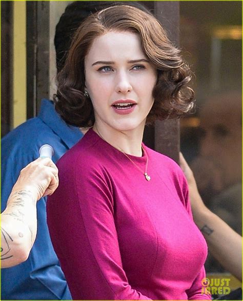Rachel Brosnahan Gets Into Character While Filming The Marvelous Mrs