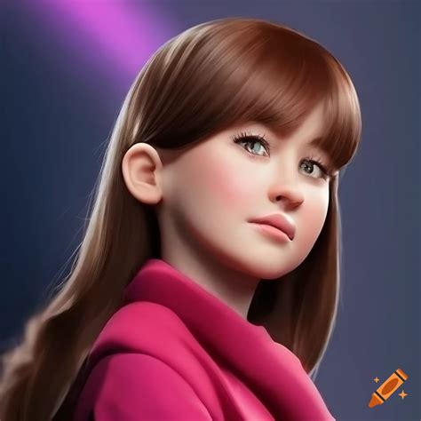 Detailed Portrait Of Mabel Pines From Gravity Falls On Craiyon