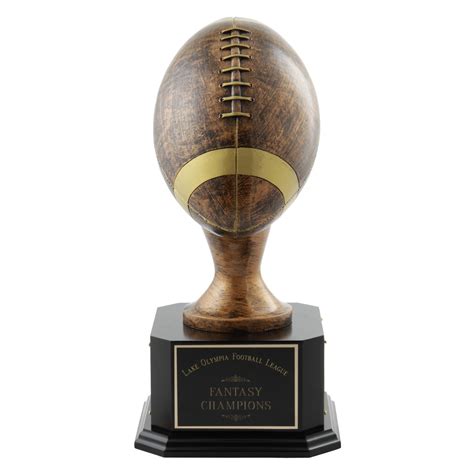 Jumbo Bronze Perpetual Football Trophy
