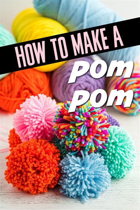 How To Make A Pom Pom Crafts By Amanda Crafts For Seniors