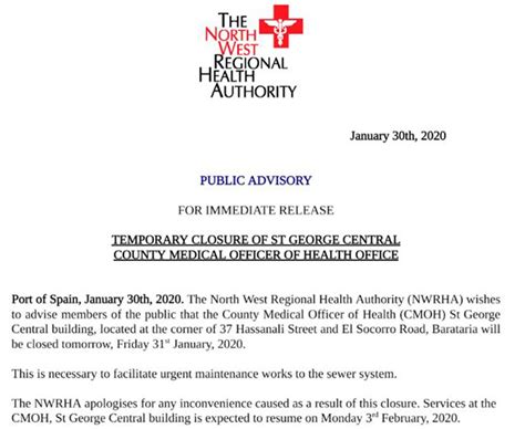 Tender Notices The North West Regional Health Authority