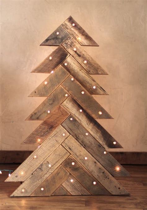 Top 20 Pallet Christmas Tree Designs To Pursue Natale Artigianato