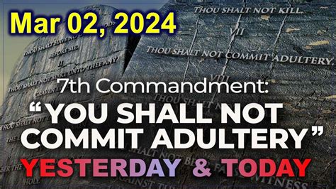 7th Commandment Adultery Video Promotion Youtube