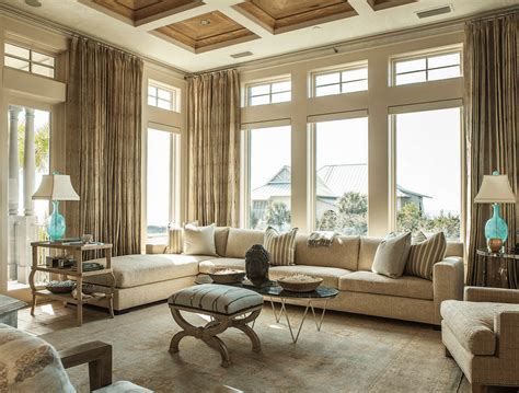 This type of ceiling or surface can best be created in chief. 60 Spectacular Living Rooms with a Coffered Ceiling (Photos)