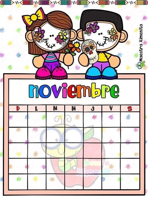 Pin De Nora Lozano En Meses Calendario Para Niños Calendario