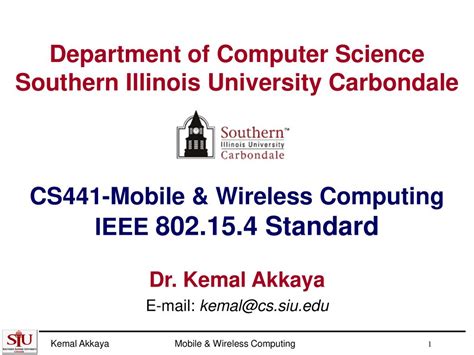 Department Of Computer Science Southern Illinois University Carbondale