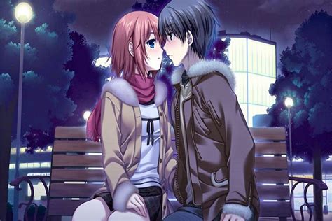 Hình ảnh Hoạt Hình Hôn Nhau Cực Romantic Chàng Trai Anime Anime