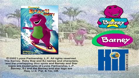 Barney Barney Barney S Beach Party Dvd Closed Captioned Color