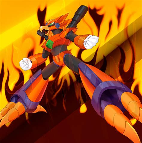 Megaman X Mavericks Fury Flame Burstnix By Megamanzx51 On Deviantart