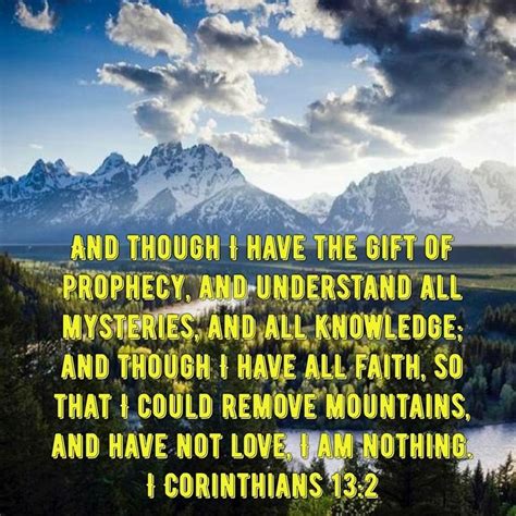 The Mountains And Clouds Are In The Background With A Bible Verse