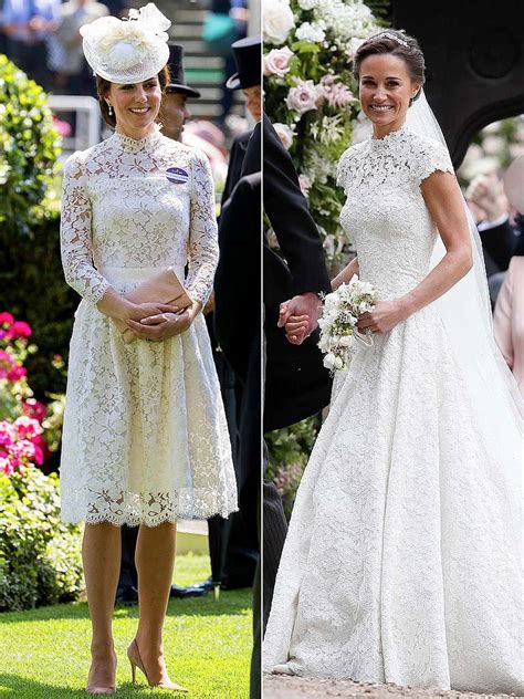 Kate Middletons Royal Ascot Dress Looks Like Pippa Middletons Wedding Dress