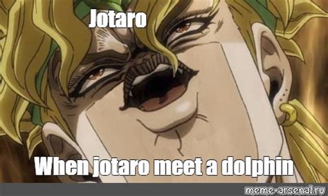 Meme Jotaro When Jotaro Meet A Dolphin All Templates Meme